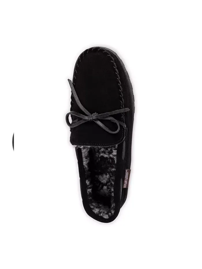 Мужские мокасины-тапочки Paul Printed из берберской замши MUK LUKS — изображение 6 из 8, черный