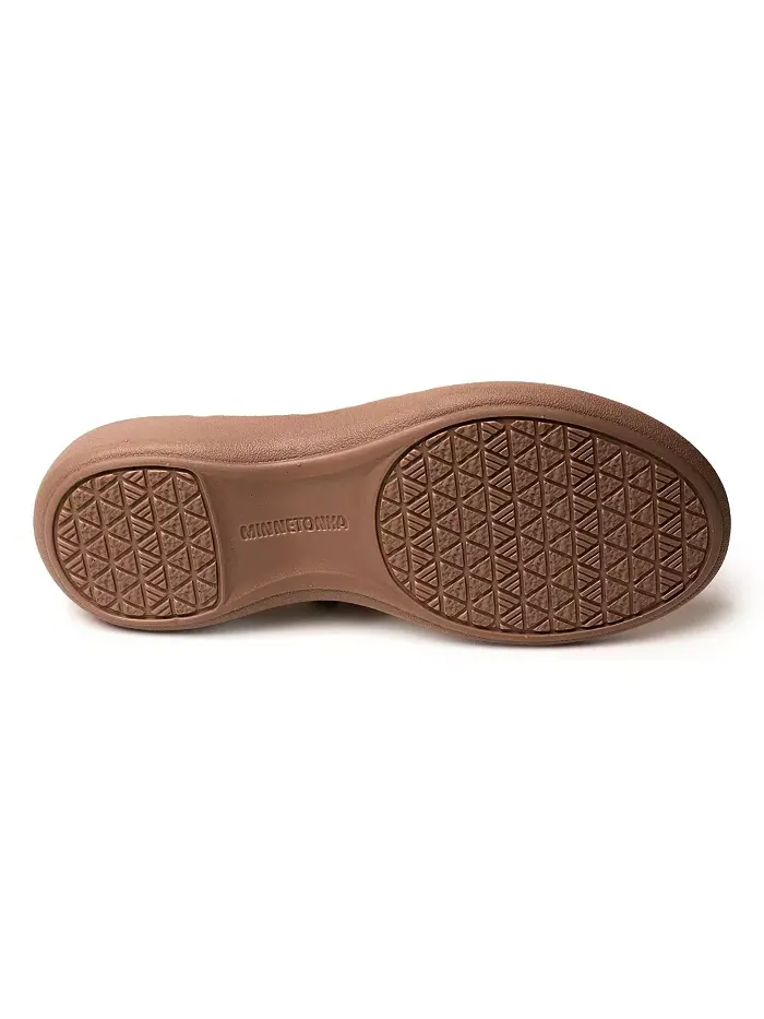 Женские сандалии-танкетки Brecca с декоративными элементами Minnetonka — изображение 3 из 4, синий