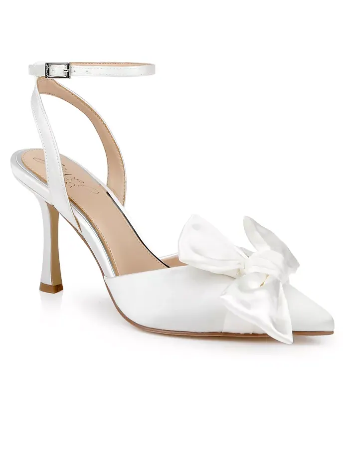 Женские вечерние туфли Francine Jewel Badgley Mischka — изображение 1 из 5, слоновая кость