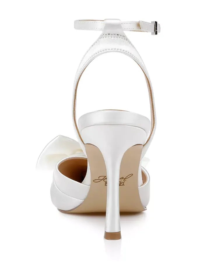 Женские вечерние туфли Francine Jewel Badgley Mischka — изображение 3 из 5, слоновая кость