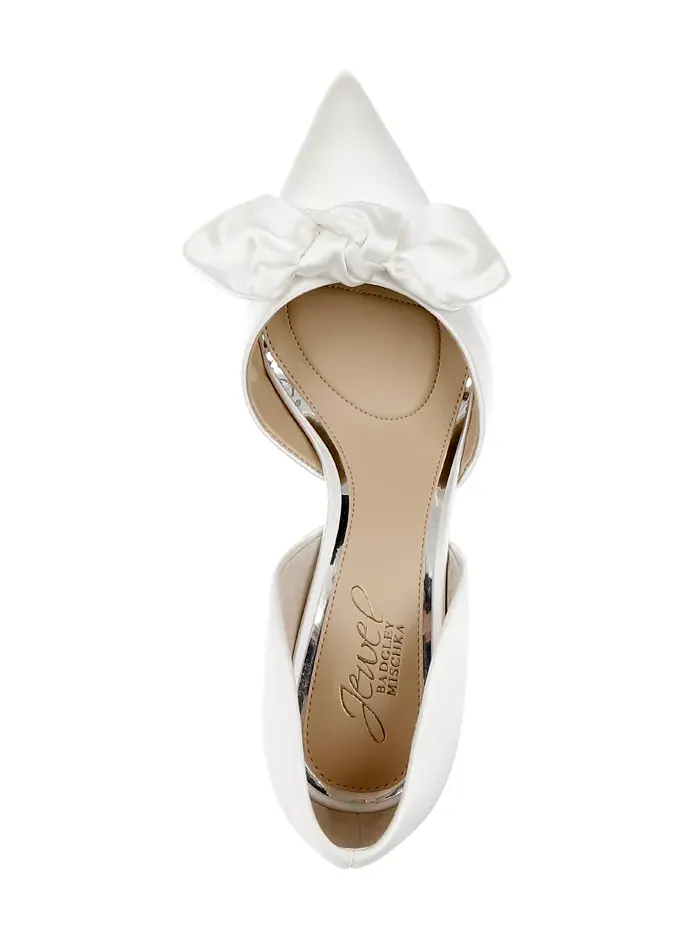 Женские вечерние туфли Emelia Jewel Badgley Mischka — изображение 5 из 6, бежевый/бежевый
