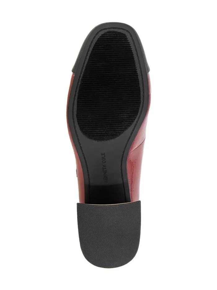 Женские туфли-лодочки Alec на блочном каблуке Kenneth Cole New York — изображение 5 из 5, красный/черный