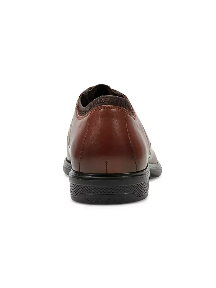 Мужские оксфорды Keelan Dress Plain Toe Rockport — изображение 5 из 5, коричневый