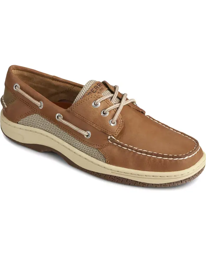 Мужские лодочные туфли Billfish с 3 отверстиями Sperry — изображение 1 из 6, темный бежевый