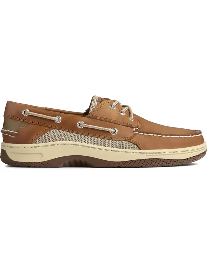 Мужские лодочные туфли Billfish с 3 отверстиями Sperry — изображение 2 из 6, темный бежевый