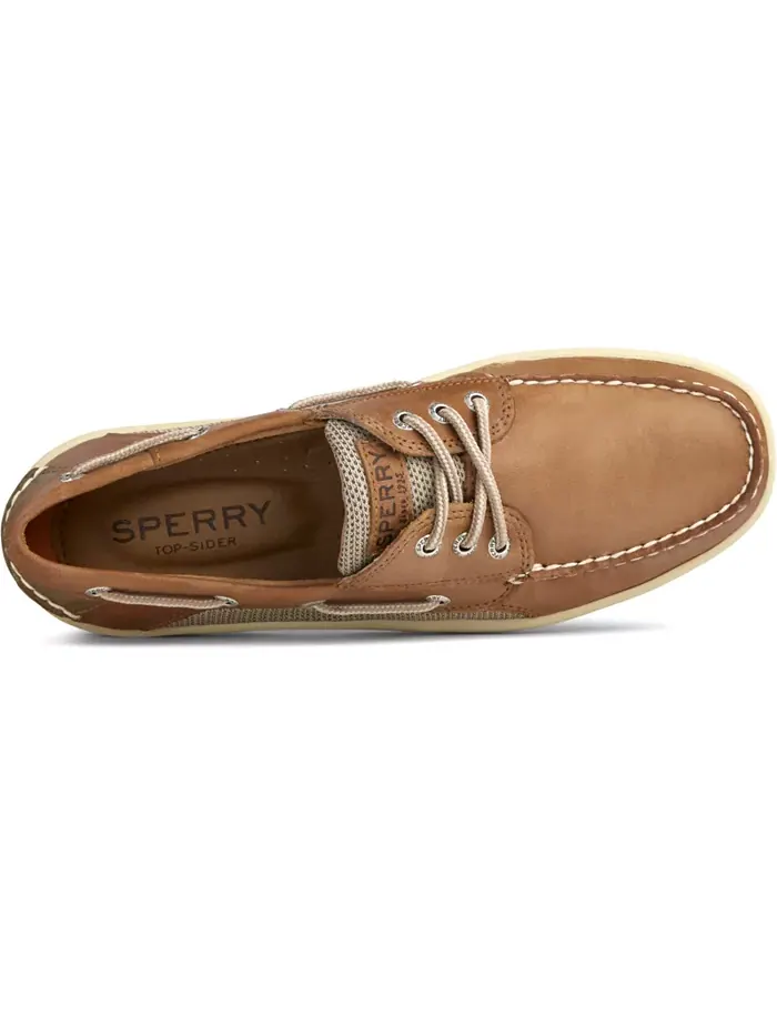 Мужские лодочные туфли Billfish с 3 отверстиями Sperry — изображение 4 из 6, темный бежевый