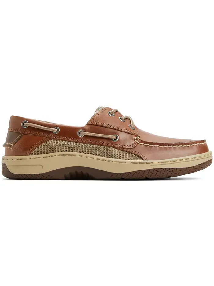 Мужские лодочные туфли Billfish с тремя парами люверсов Sperry — изображение 2 из 5, коричневый