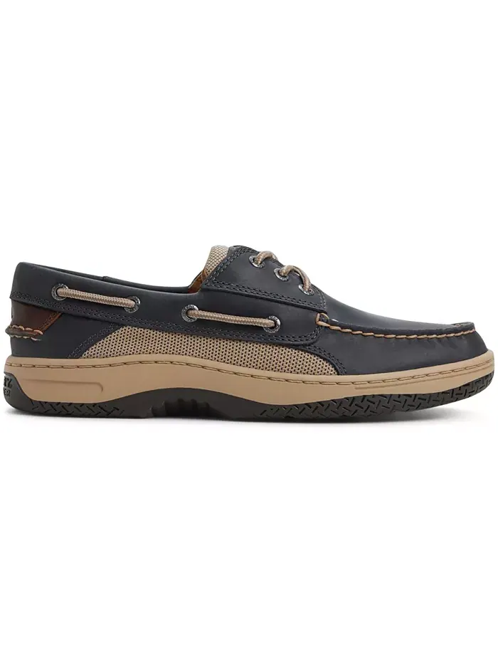 Мужские лодочные туфли Billfish с тремя парами люверсов Sperry — изображение 2 из 5, синий