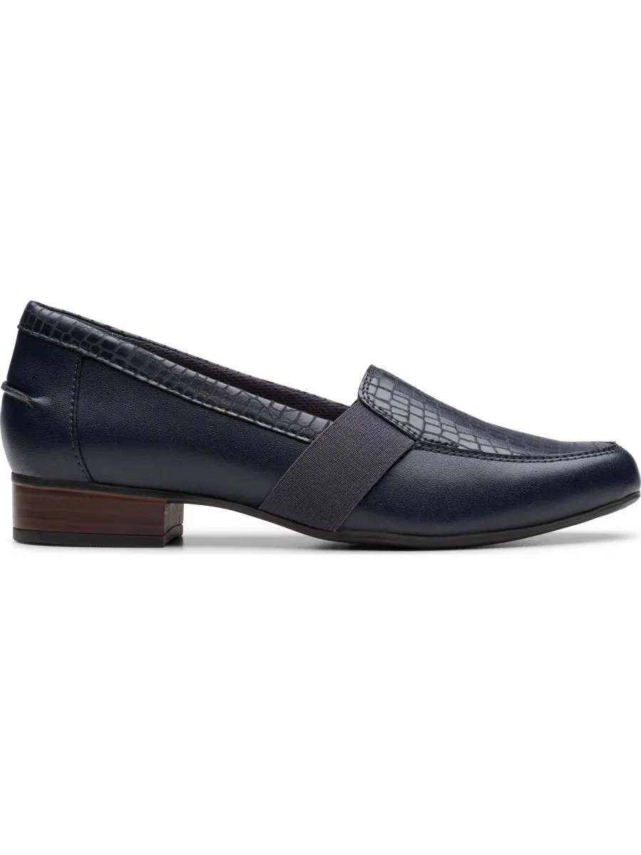 Лоферы женские Clarks Juliet Beat, без шнурков — изображение 2 из 5, темно-синий