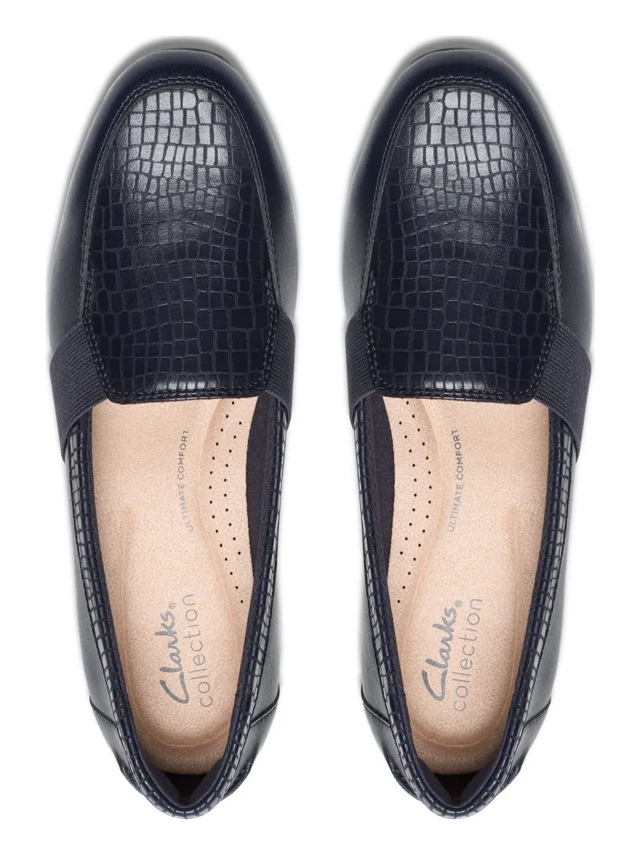 Лоферы женские Clarks Juliet Beat, без шнурков — изображение 4 из 5, темно-синий