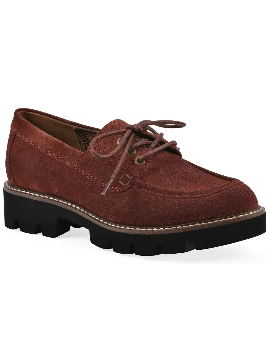 Женские лоферы Gino с рифленой подошвой White Mountain, Rust Suede — изображение 1 из 6