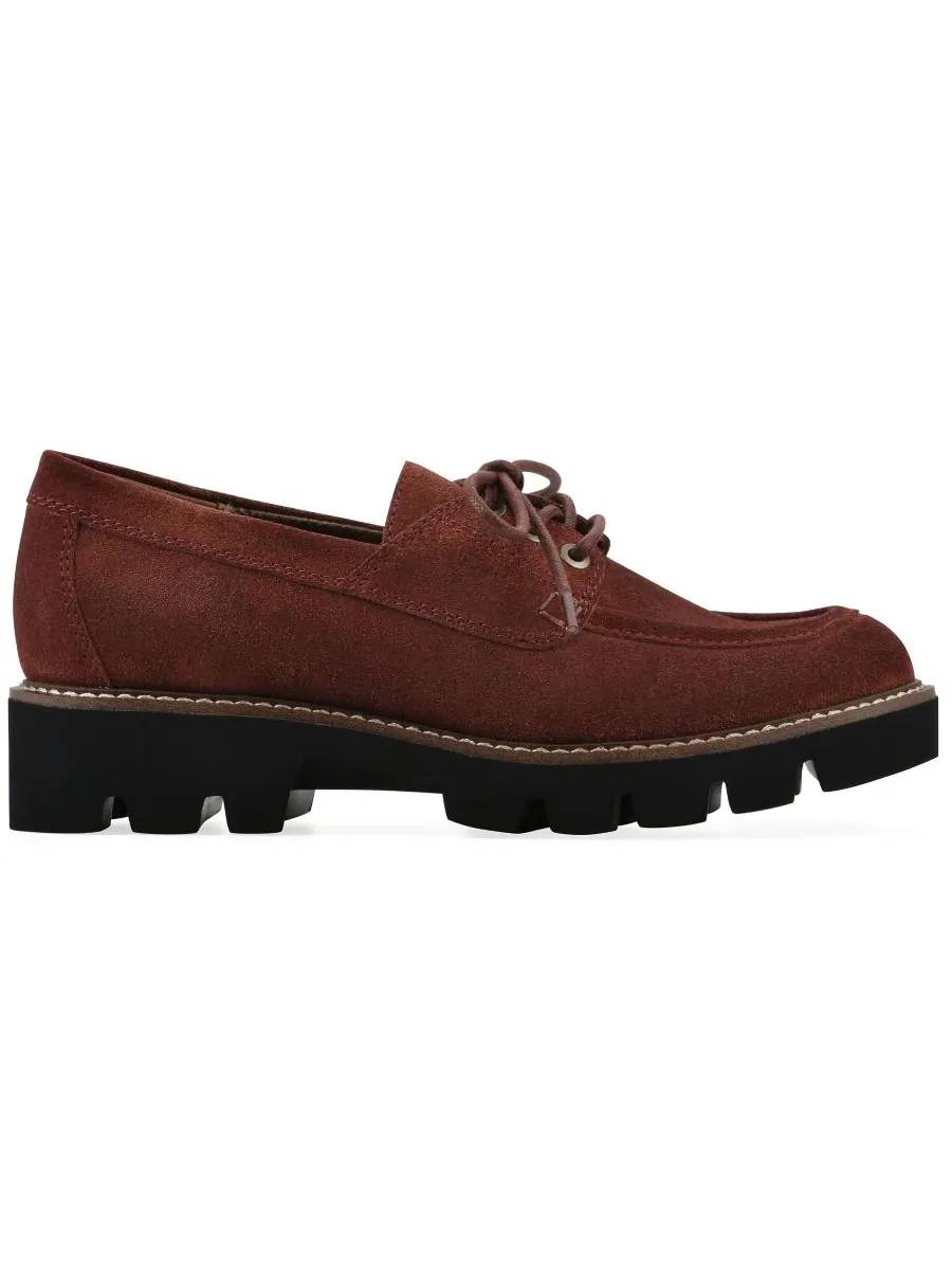 Женские лоферы Gino с рифленой подошвой White Mountain, Rust Suede — изображение 2 из 6
