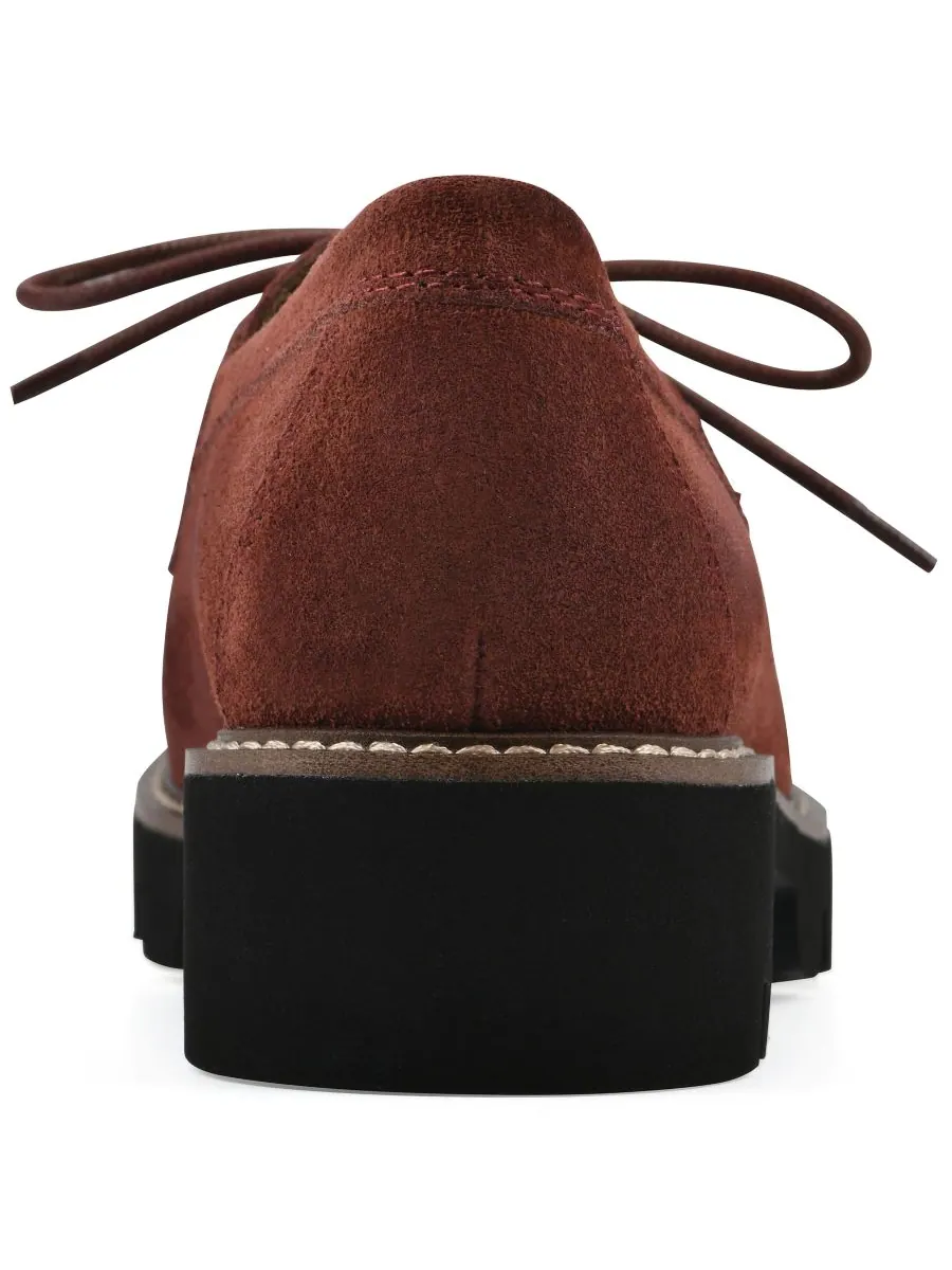 Женские лоферы Gino с рифленой подошвой White Mountain, Rust Suede — изображение 3 из 6