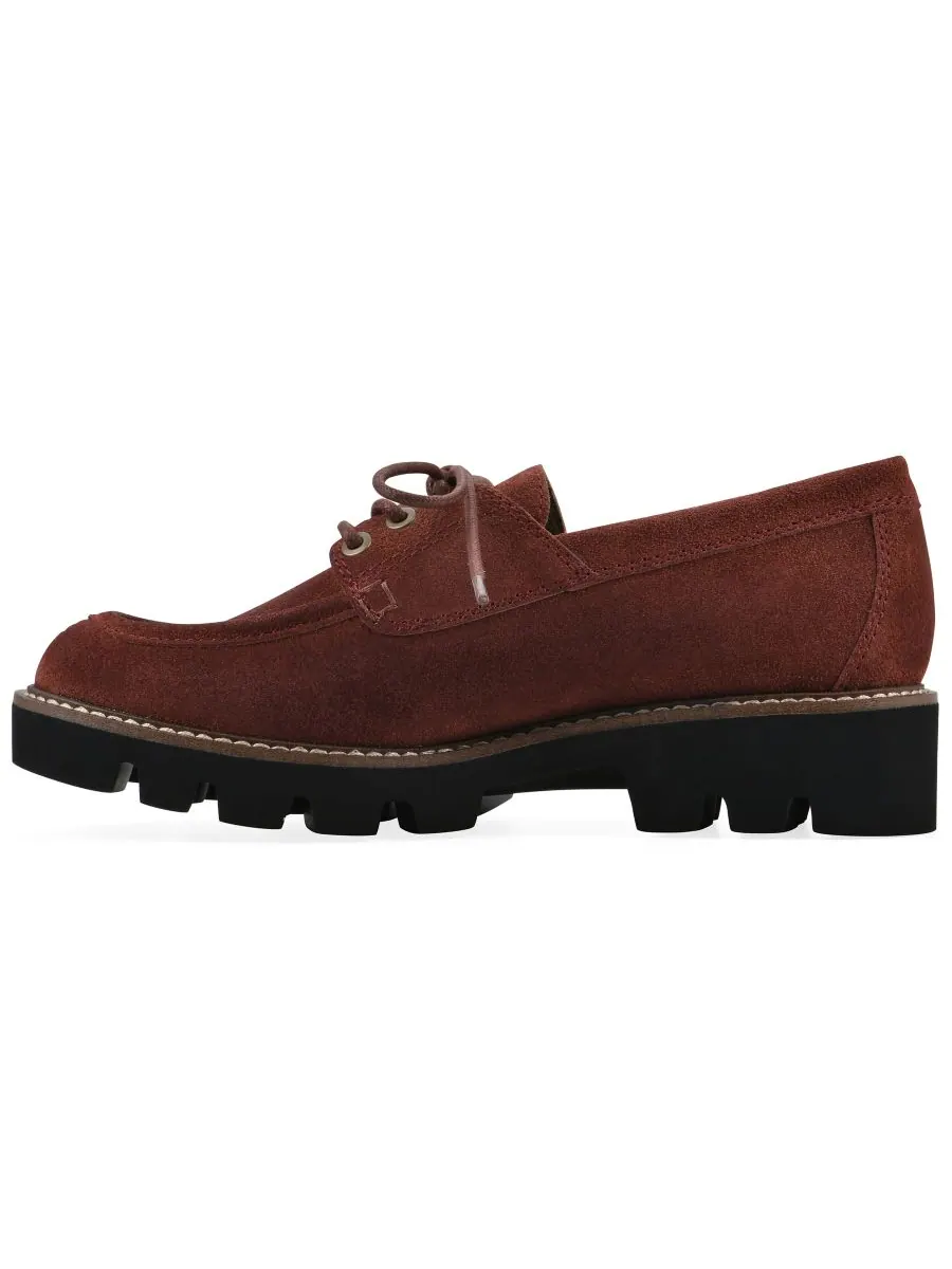 Женские лоферы Gino с рифленой подошвой White Mountain, Rust Suede Wide Width — изображение 6 из 6