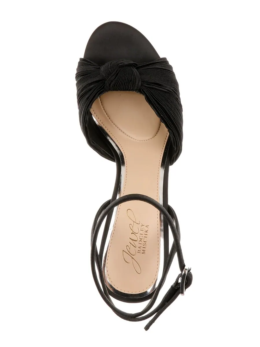 Женские вечерние сандалии Ibis Jewel Badgley Mischka — изображение 4 из 5, черный