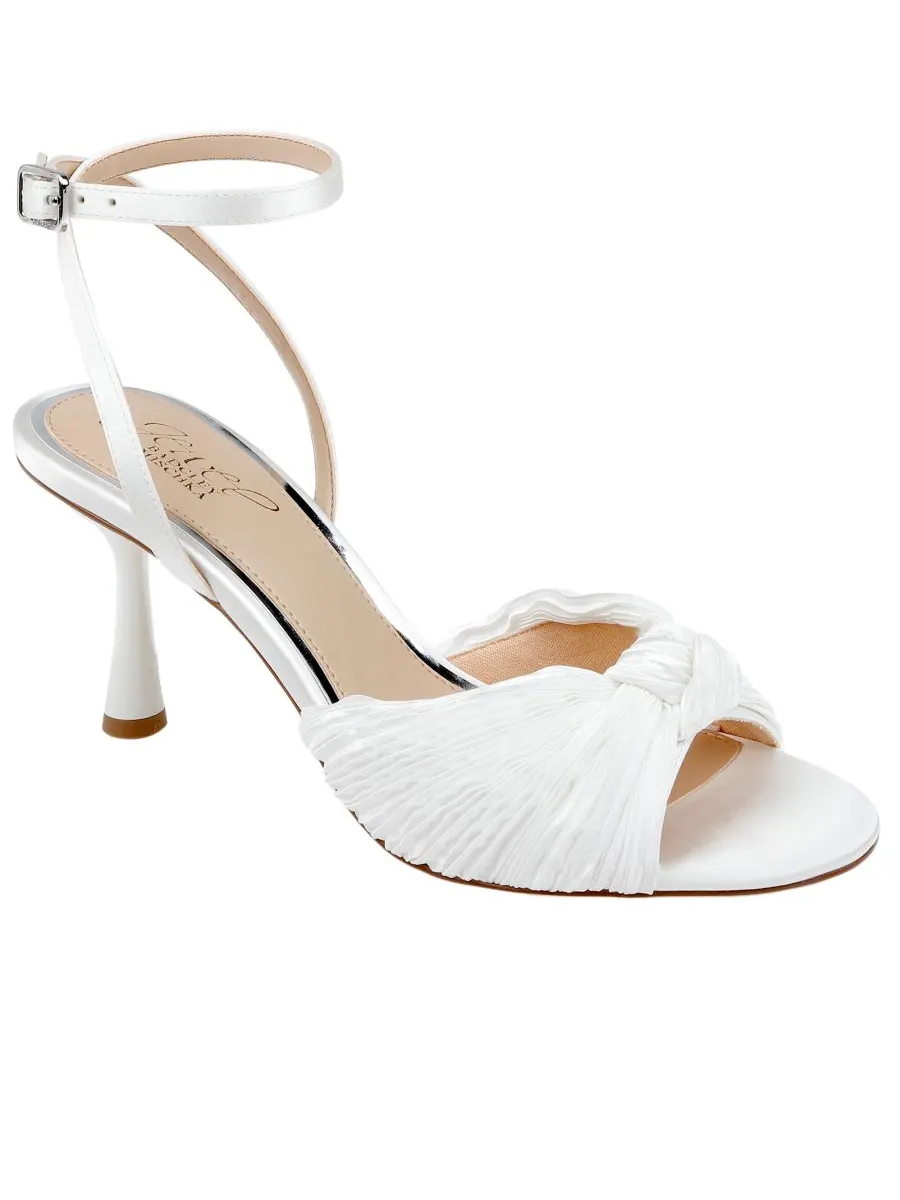 Женские вечерние сандалии Ibis Jewel Badgley Mischka — белый