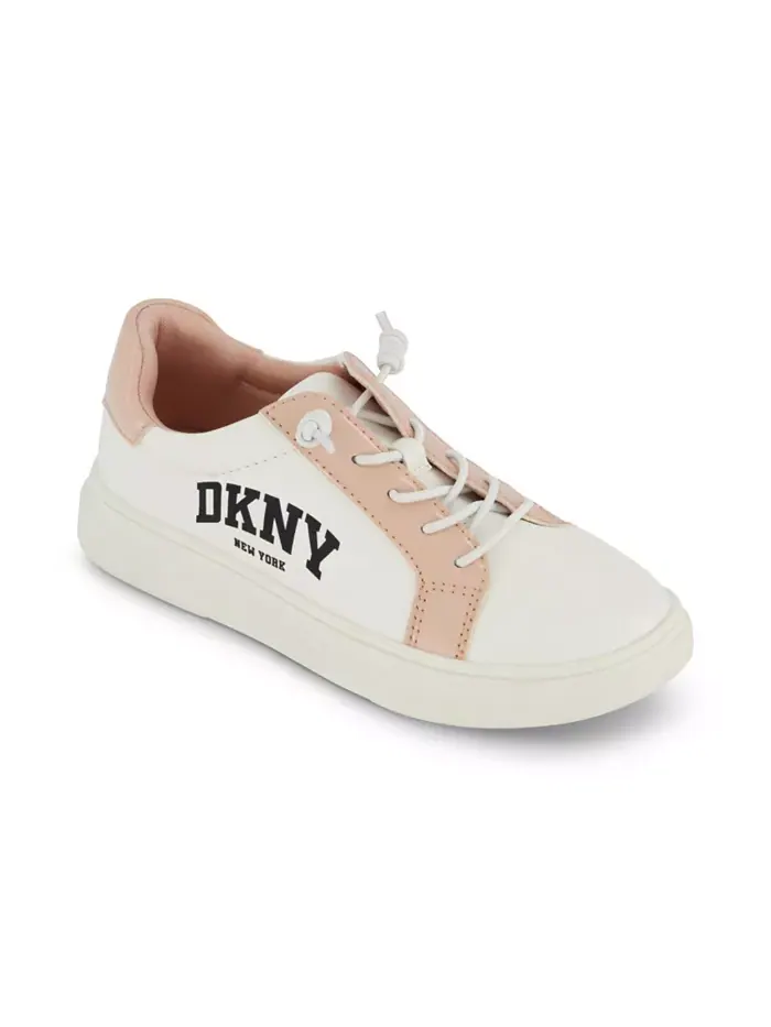 Маленькие и большие девочки Celia Gigi Low Top Sneaker Dkny — изображение 1 из 7, белый