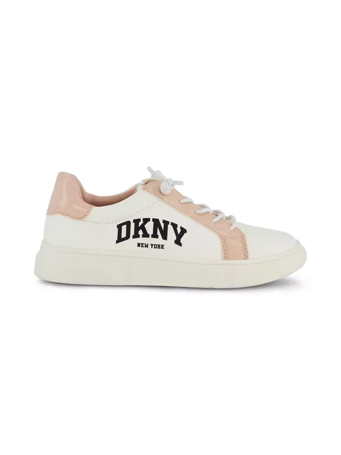 Маленькие и большие девочки Celia Gigi Low Top Sneaker Dkny — изображение 3 из 7, белый