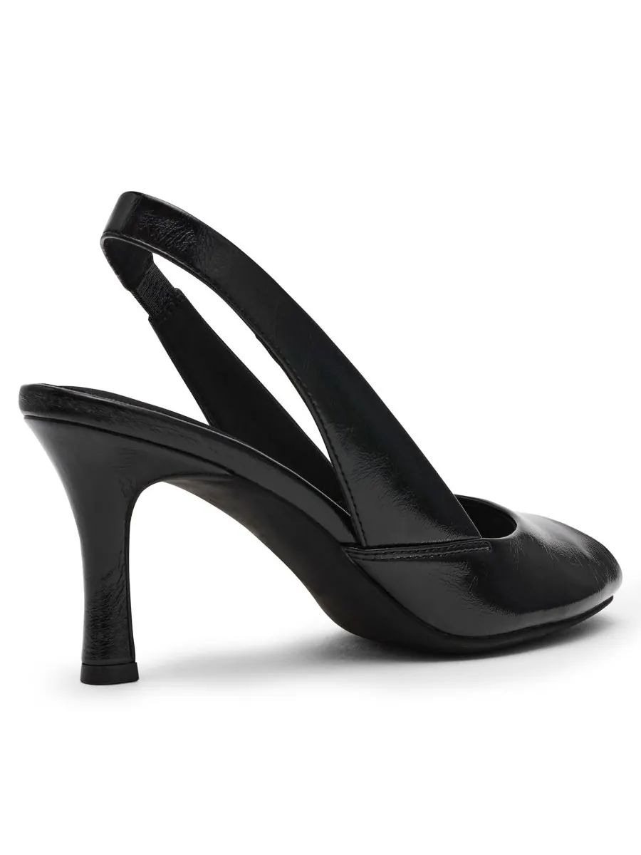 Женские туфли-лодочки Jovi с открытым носком и открытой пяткой Anne Klein — изображение 6 из 7, черный
