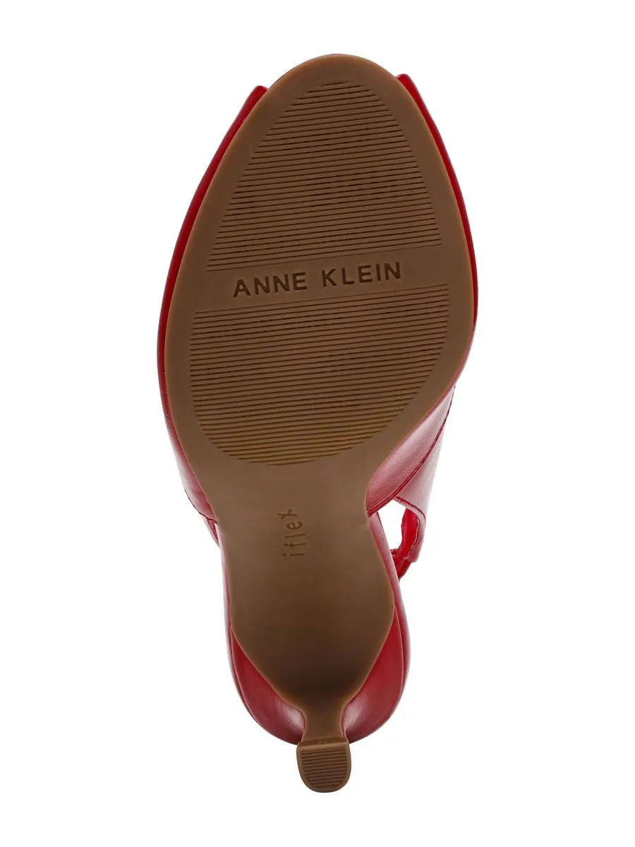 Женские туфли-лодочки Jovi с открытым носком и открытой пяткой Anne Klein — изображение 5 из 7, красный
