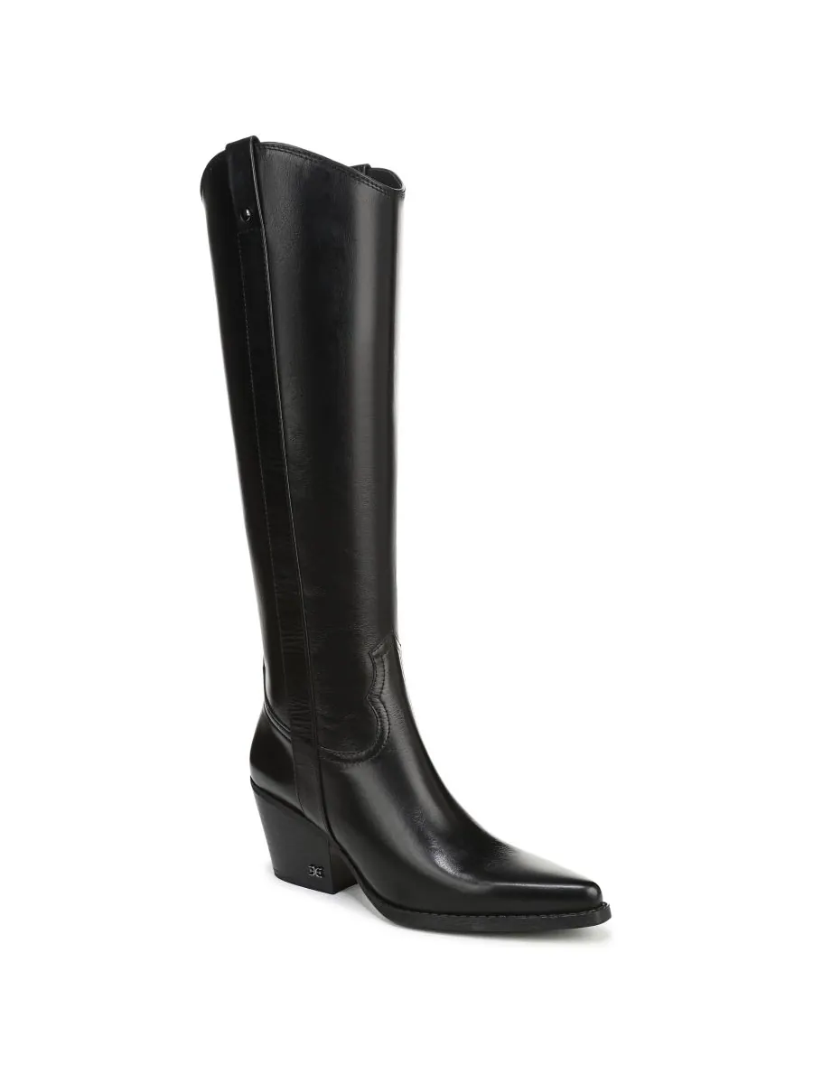 Женские сапоги для верховой езды Wyatt без шнурков Sam Edelman — изображение 1 из 5, черный