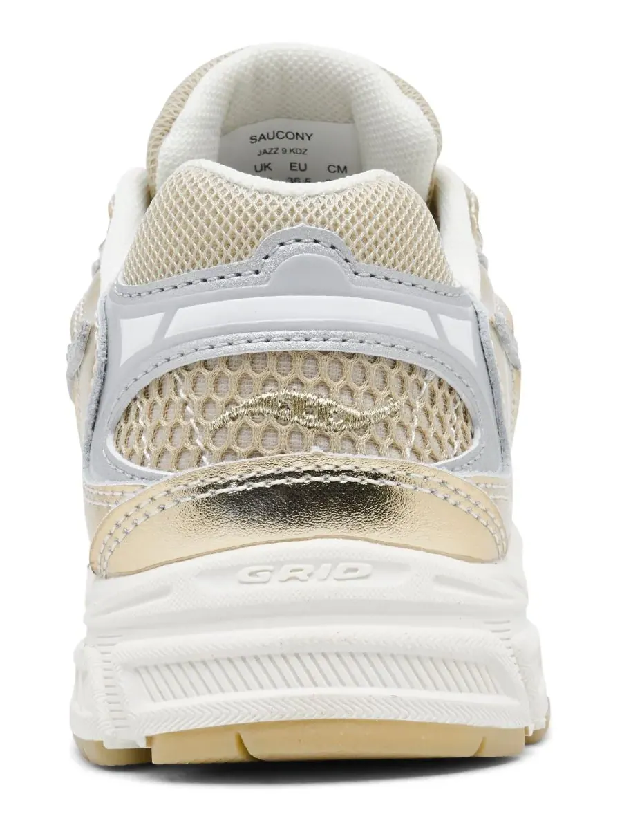 Детские повседневные кроссовки Grid Jazz 9 от Finish Line Saucony — изображение 4 из 6, золото