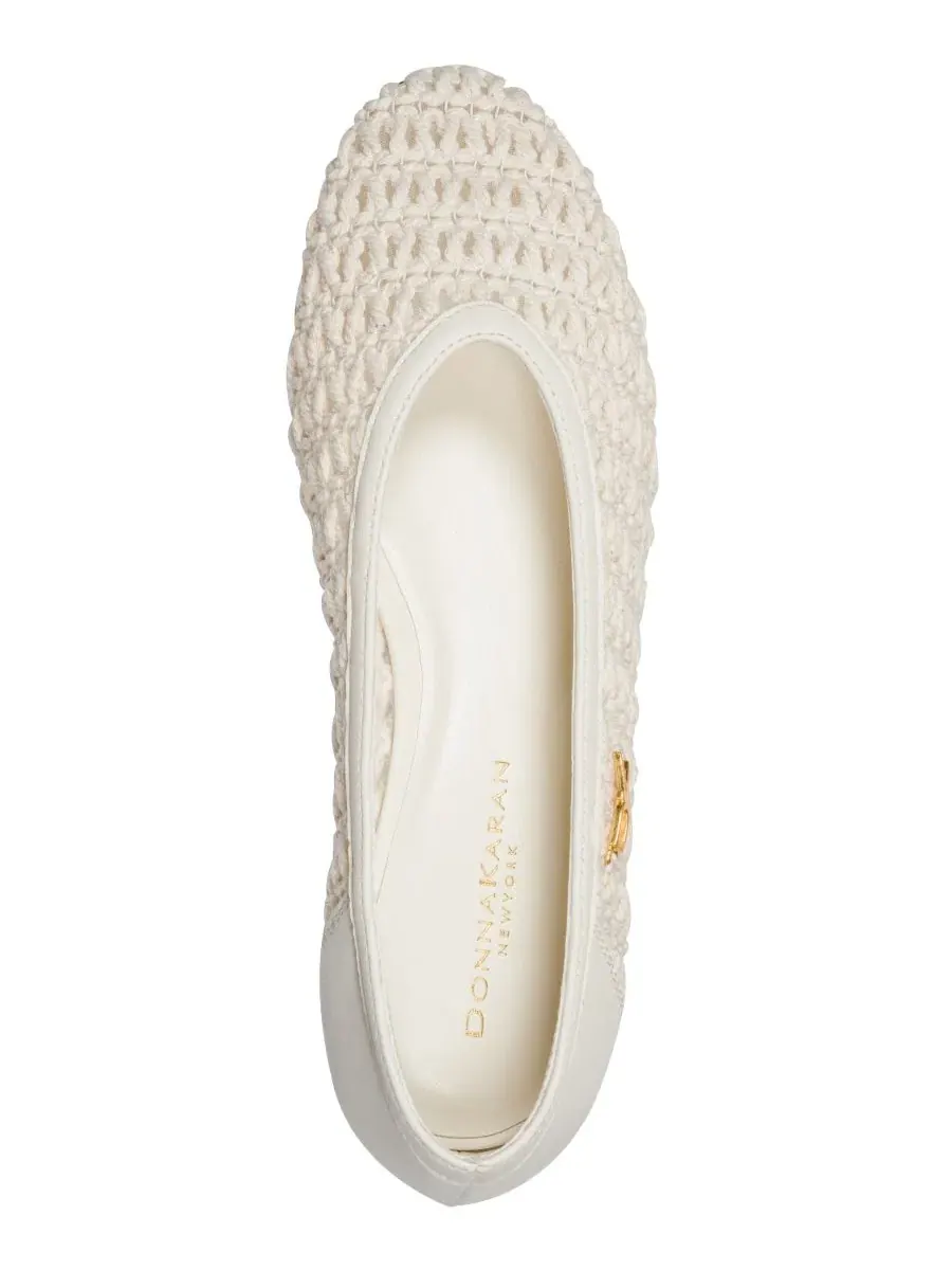 Женские балетки Avery Donna Karan New York — изображение 4 из 5, слоновая кость