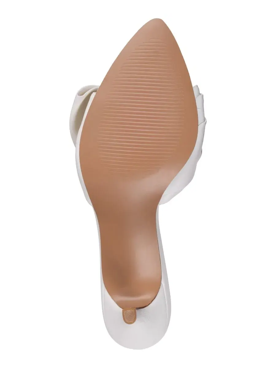 Женские сандалии на каблуке Carmen с бантом Gc Shoes — изображение 5 из 5, белый