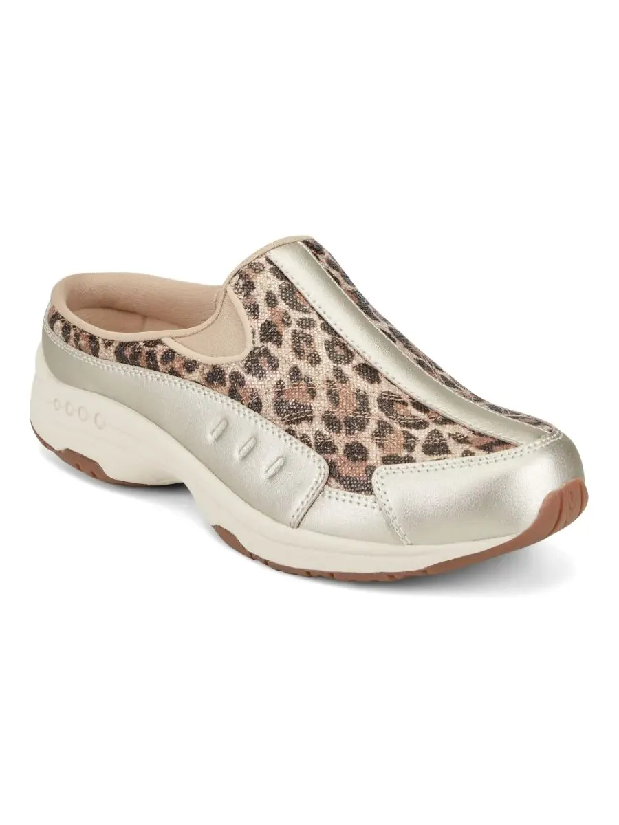 Женские мюли Traveltime Slip-On Edition, выпущенные к 20-летию бренда Easy Spirit, золото леопард — изображение 1 из 5