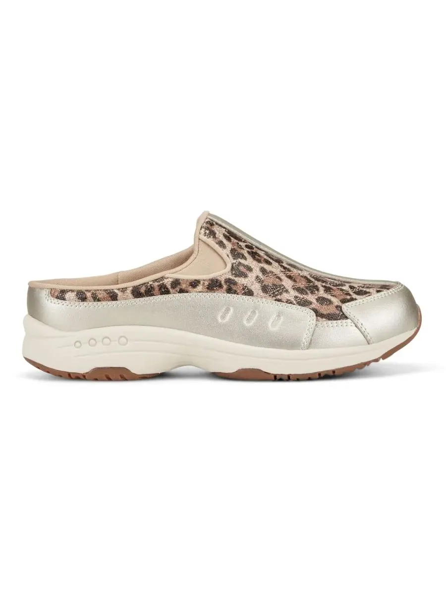 Женские мюли Traveltime Slip-On Edition, выпущенные к 20-летию бренда Easy Spirit, золото леопард — изображение 2 из 5