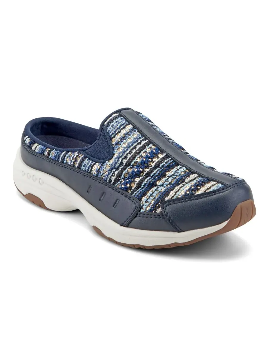 Женские мюли Traveltime Slip-On Edition, выпущенные к 20-летию бренда Easy Spirit — изображение 1 из 5, темный синий
