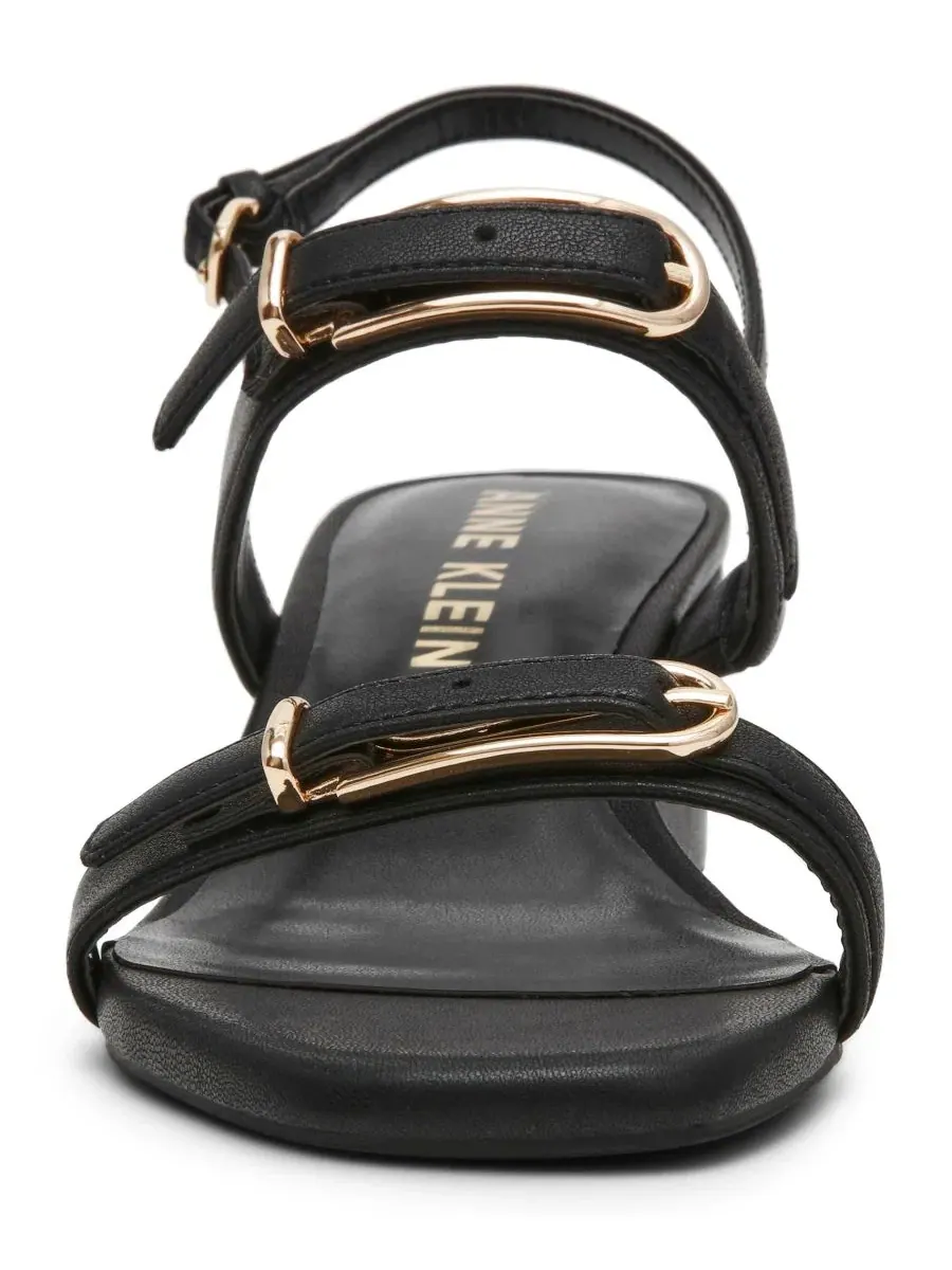 Женские сандалии Merida на блочном каблуке с открытой пяткой Anne Klein — изображение 10 из 11, черный