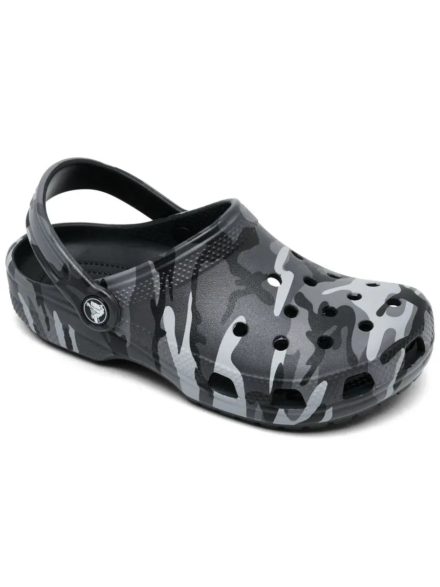 Сабо Classic с камуфляжным принтом Crocs