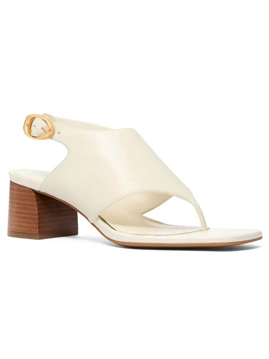 Сандалии Kya Flex Mid Block Heel с открытым носком Michael Kors