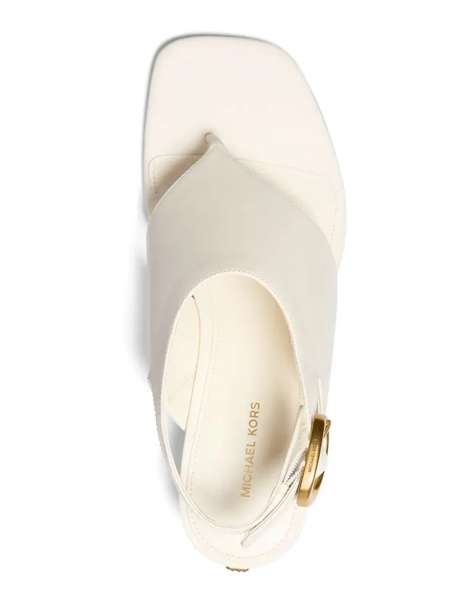 Сандалии Kya Flex Mid Block Heel с открытым носком Michael Kors — изображение 3 из 3, белый
