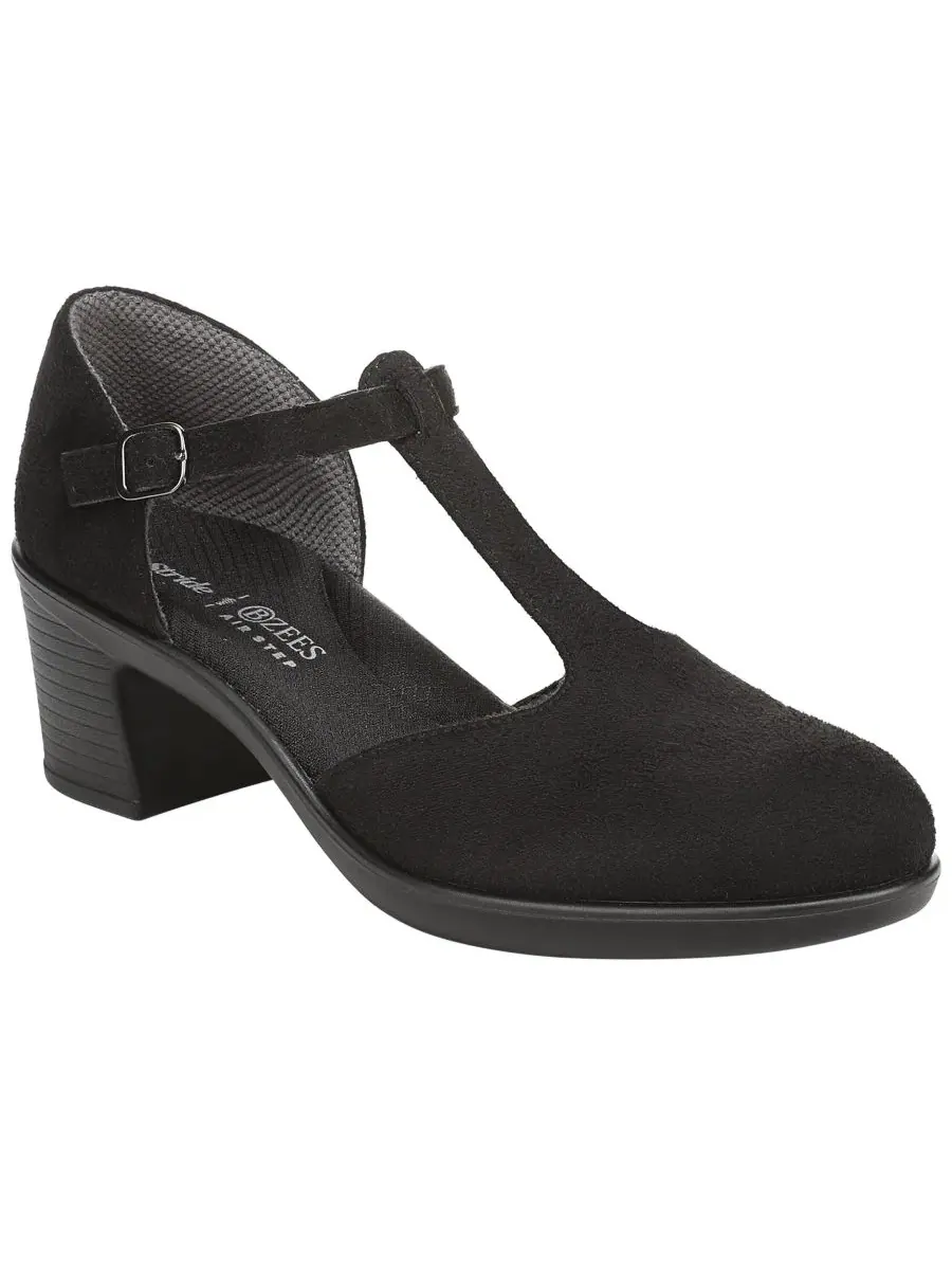 Женские туфли-лодочки Lady Round Toe на каблуке LifeStride — изображение 1 из 5, черный