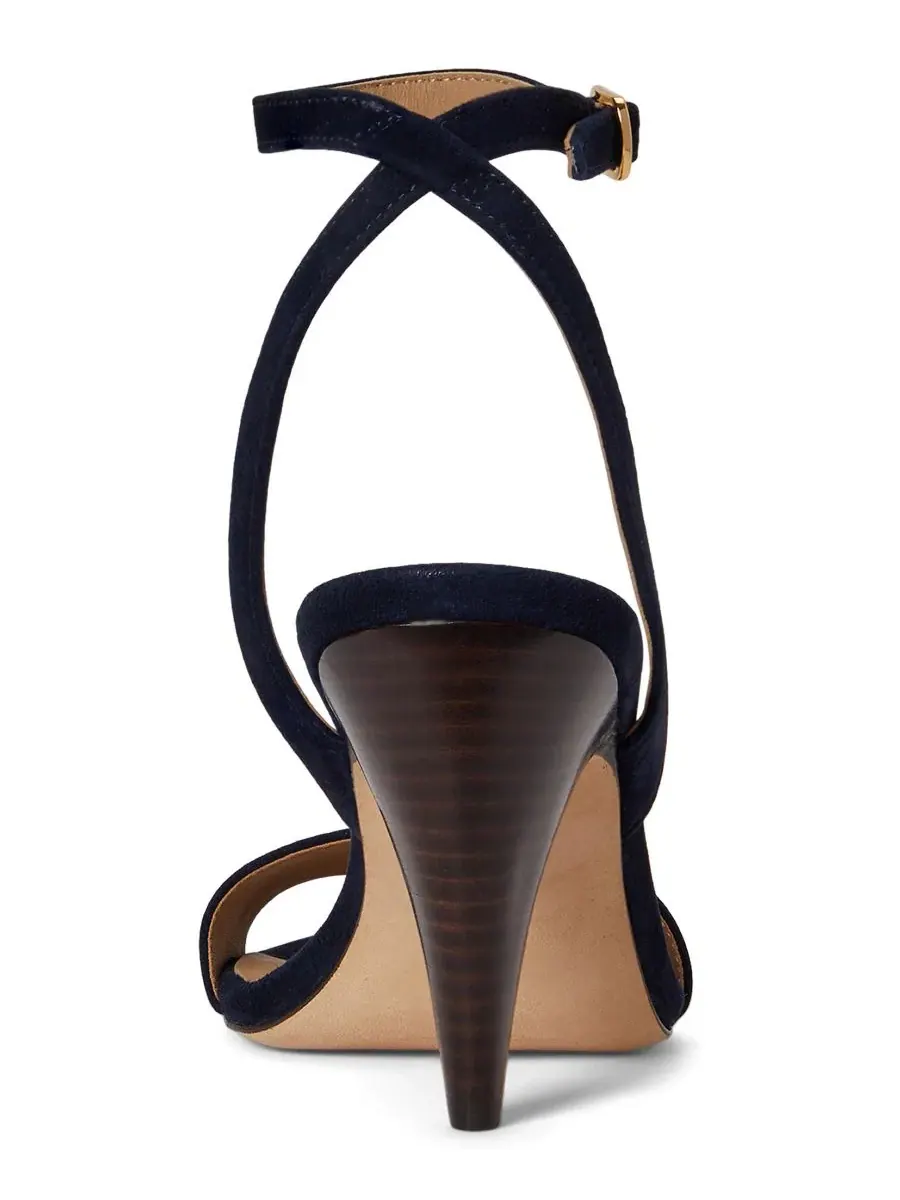 Босоножки Gracy Buckle Sandals Lauren Ralph Lauren — изображение 3 из 4, темно-синий