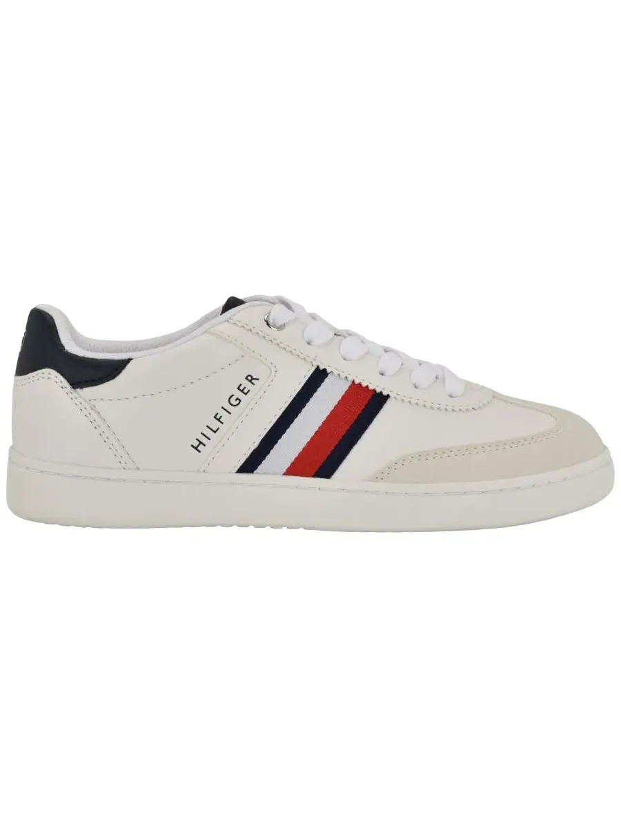 Кроссовки женские с кружевной шнуровкой Madelin Tommy Hilfiger — изображение 2 из 5, белый мульти