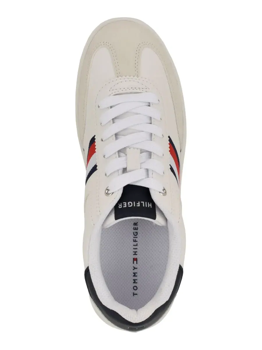 Кроссовки женские с кружевной шнуровкой Madelin Tommy Hilfiger — изображение 4 из 5, белый мульти