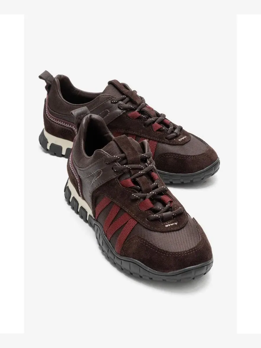 Кроссовки женские Fiera Leather Mesh Forever & Always Shoes — изображение 4 из 6, коричневый