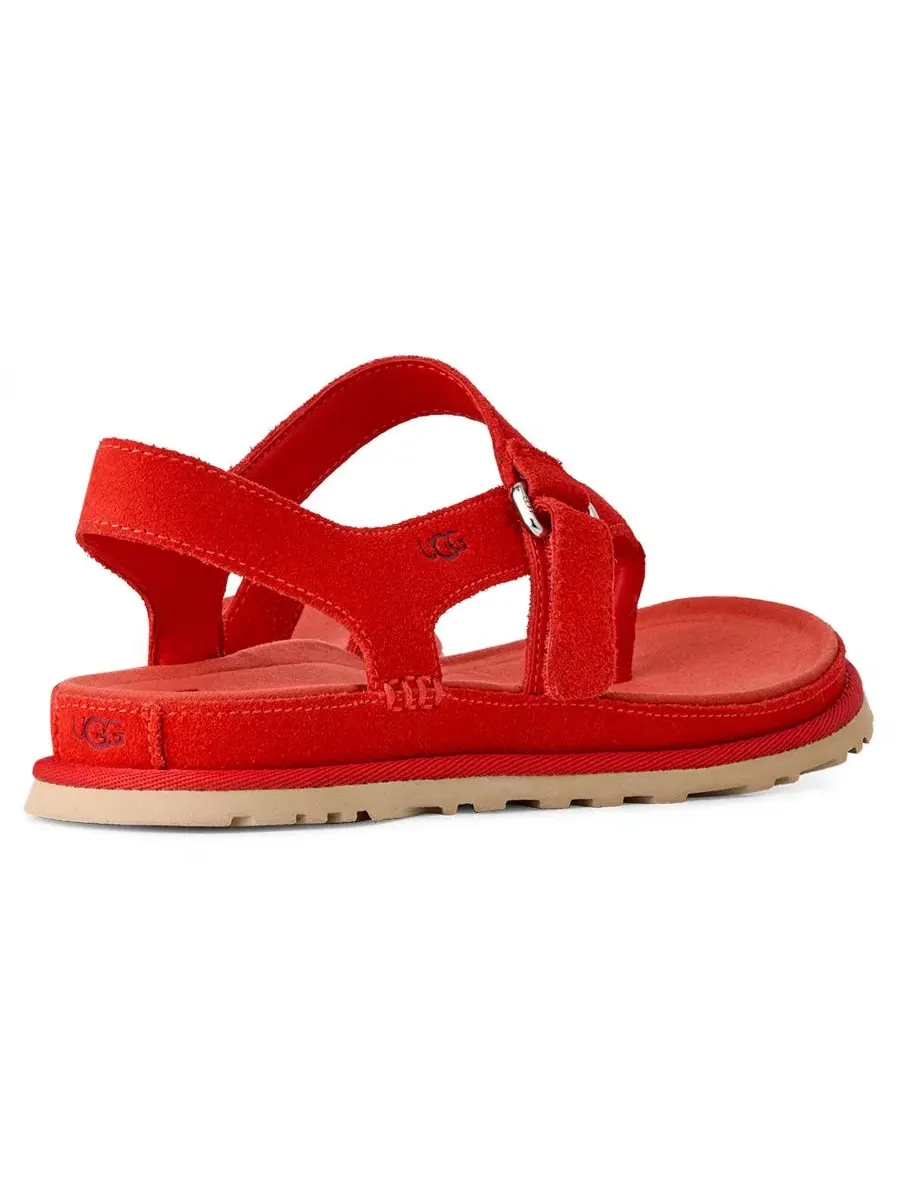 Женские босоножки GoldenGaze Toe Post с открытым мысом, UGG — изображение 3 из 7, красный