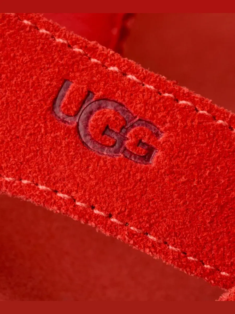 Женские босоножки GoldenGaze Toe Post с открытым мысом, UGG — изображение 7 из 7, красный