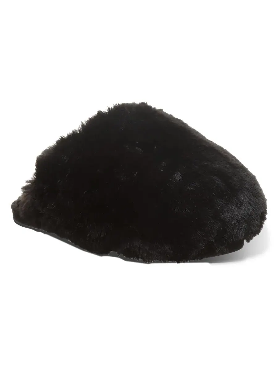 Женские тапочки-слипоны Silkie с искусственным мехом BEARPAW — изображение 1 из 8, черный