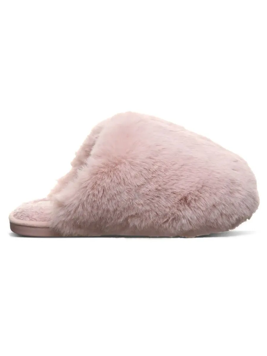 Тапочки-слипперы с искусственным мехом Silkie BEARPAW — изображение 2 из 8, пудровый розовый