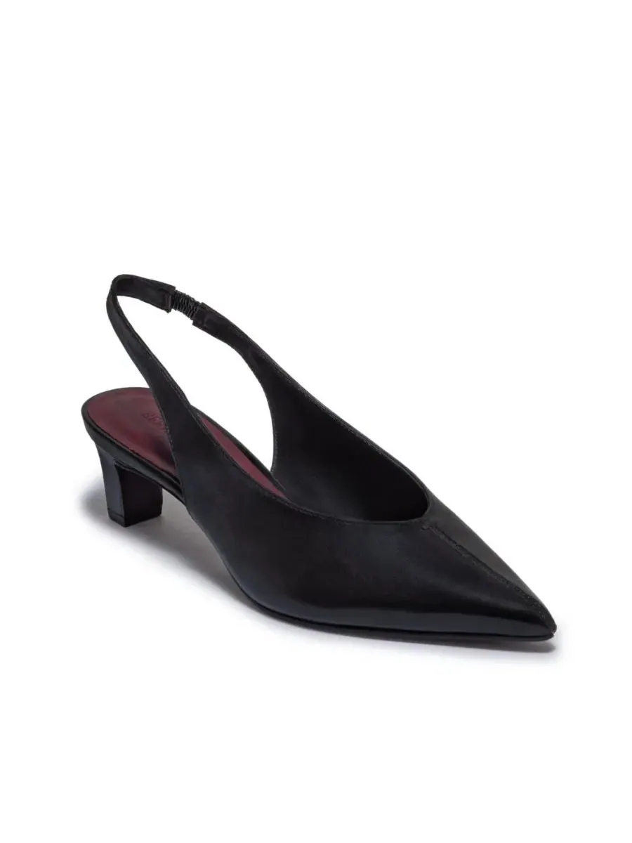 Туфли-лодочки с закрытым мысом и каблуком 5 см Maude Slingback Pump Bernardo Footwear — изображение 2 из 5, черный
