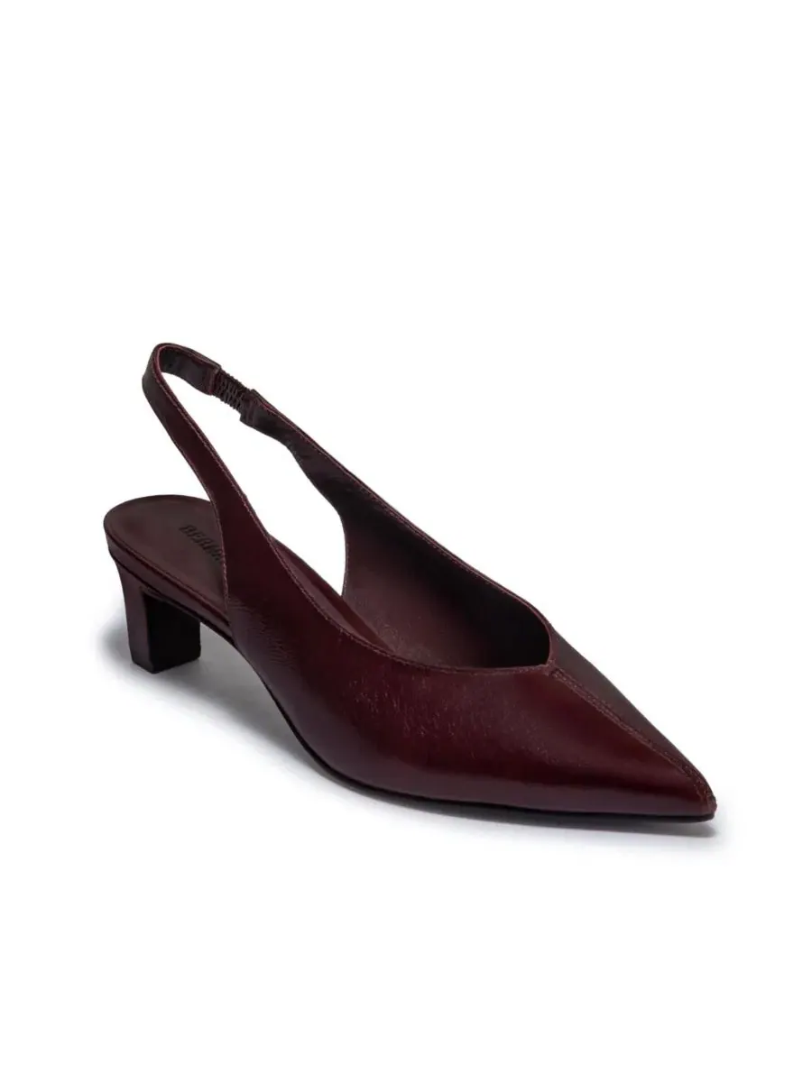 Туфли-лодочки с ремешком Maude Slinkback Bernardo Footwear — изображение 2 из 5, винный