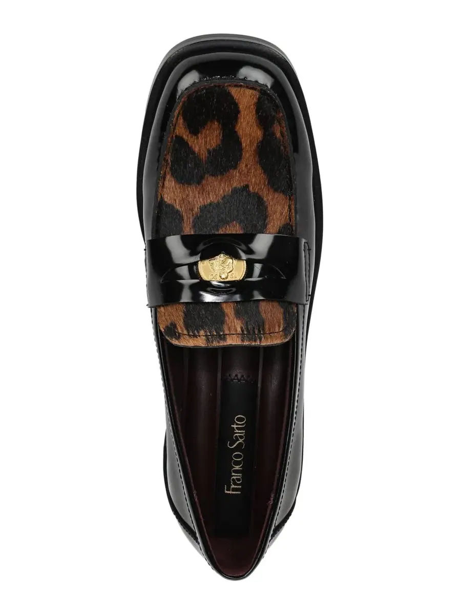 Женские лоферы Bessy Square Toe Franco Sarto — изображение 4 из 5, черный