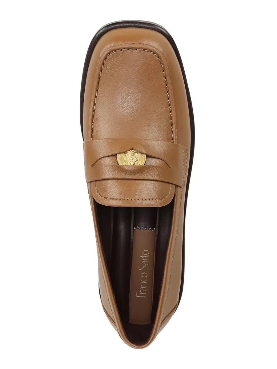 Лоферы женские Bessy Square Toe Franco Sarto — изображение 4 из 5, коричневый