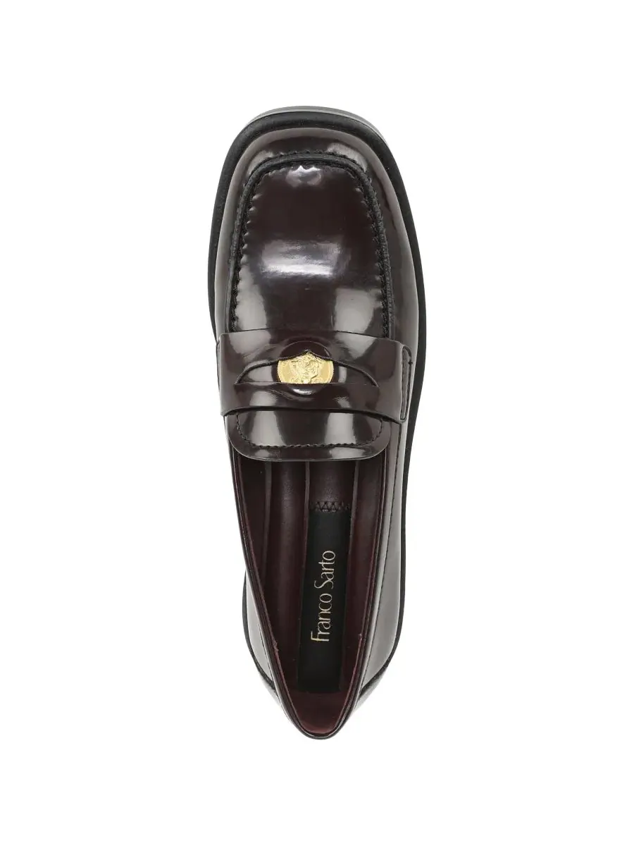 Женские лоферы Bessy Square Toe Franco Sarto — изображение 4 из 5, красный