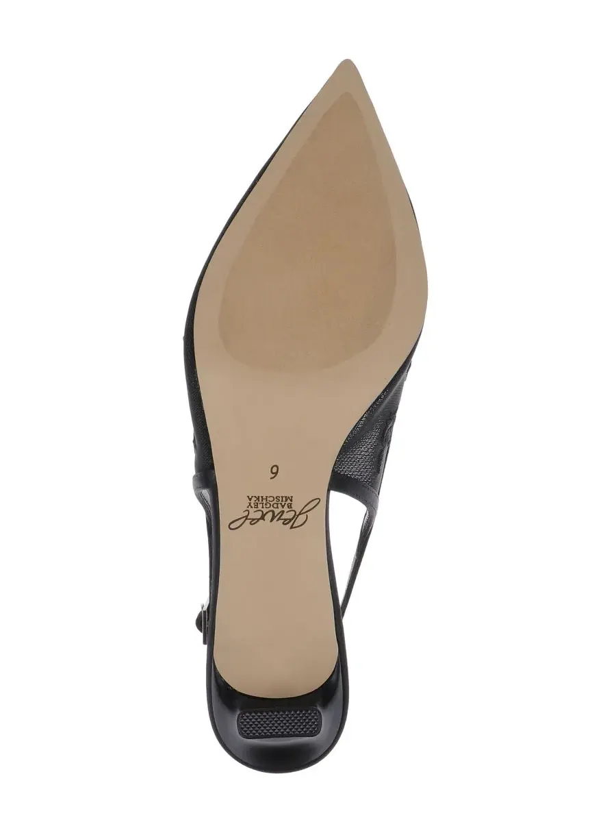 Туфли-лодочки Zahra II Slingback Jewel Badgley Mischka — изображение 5 из 5, черный